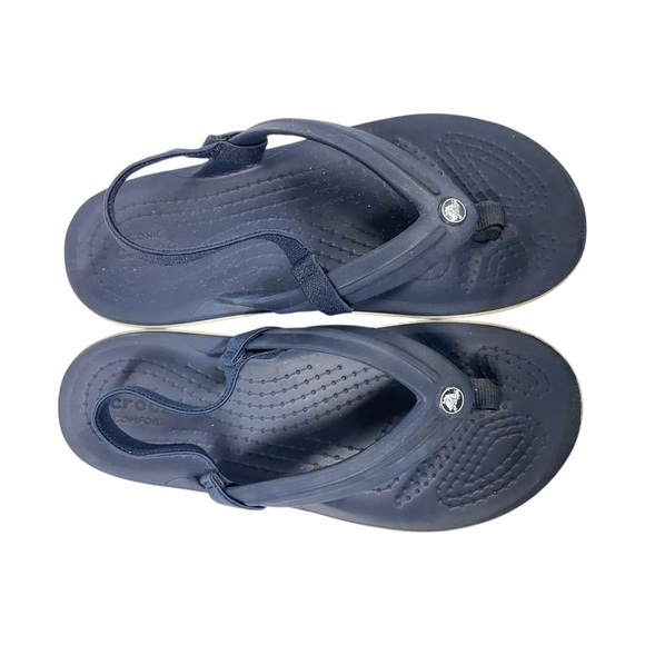 CROCS kids Blue Sandals with Molded Construction and Ventilation size 13 - Picture 2 of 6